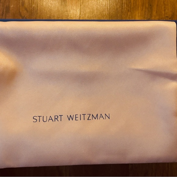 Stuart Weitzman White Owen Buckle Leather Loafers - Picture 7 of 7